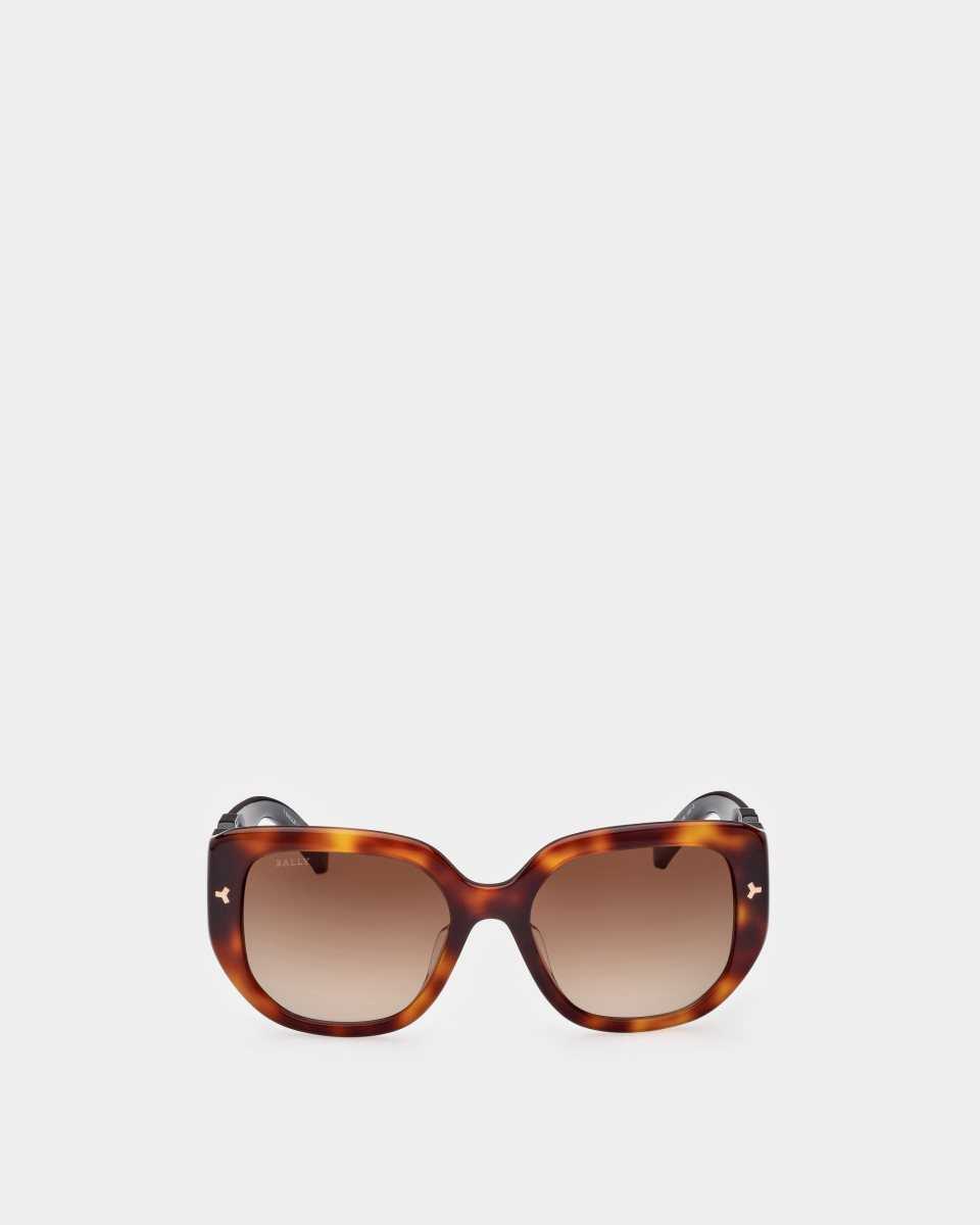 Bally Nuna Acetate Sunglasses Brown | LIMFB4826