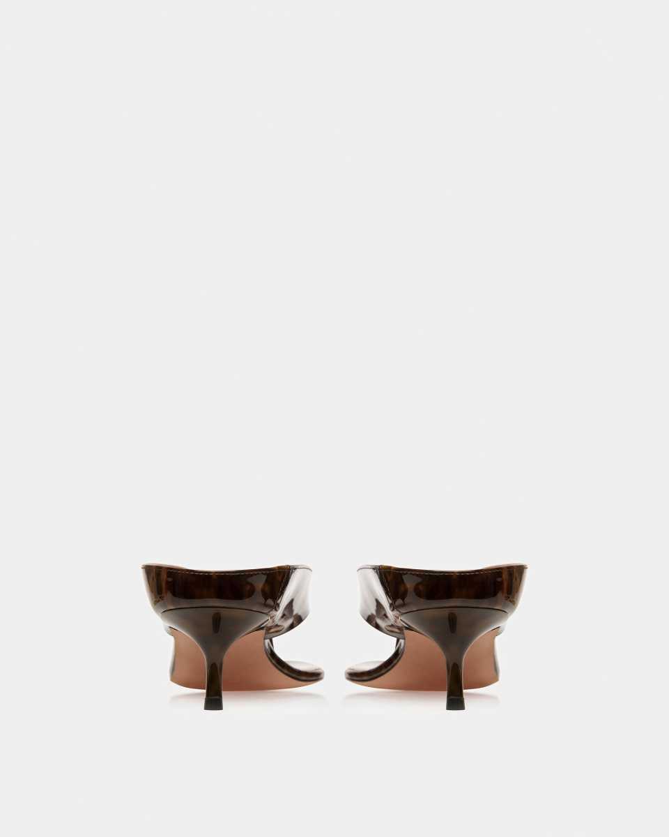 Bally Nyna Leather Sandals Brown | VAQMO8237