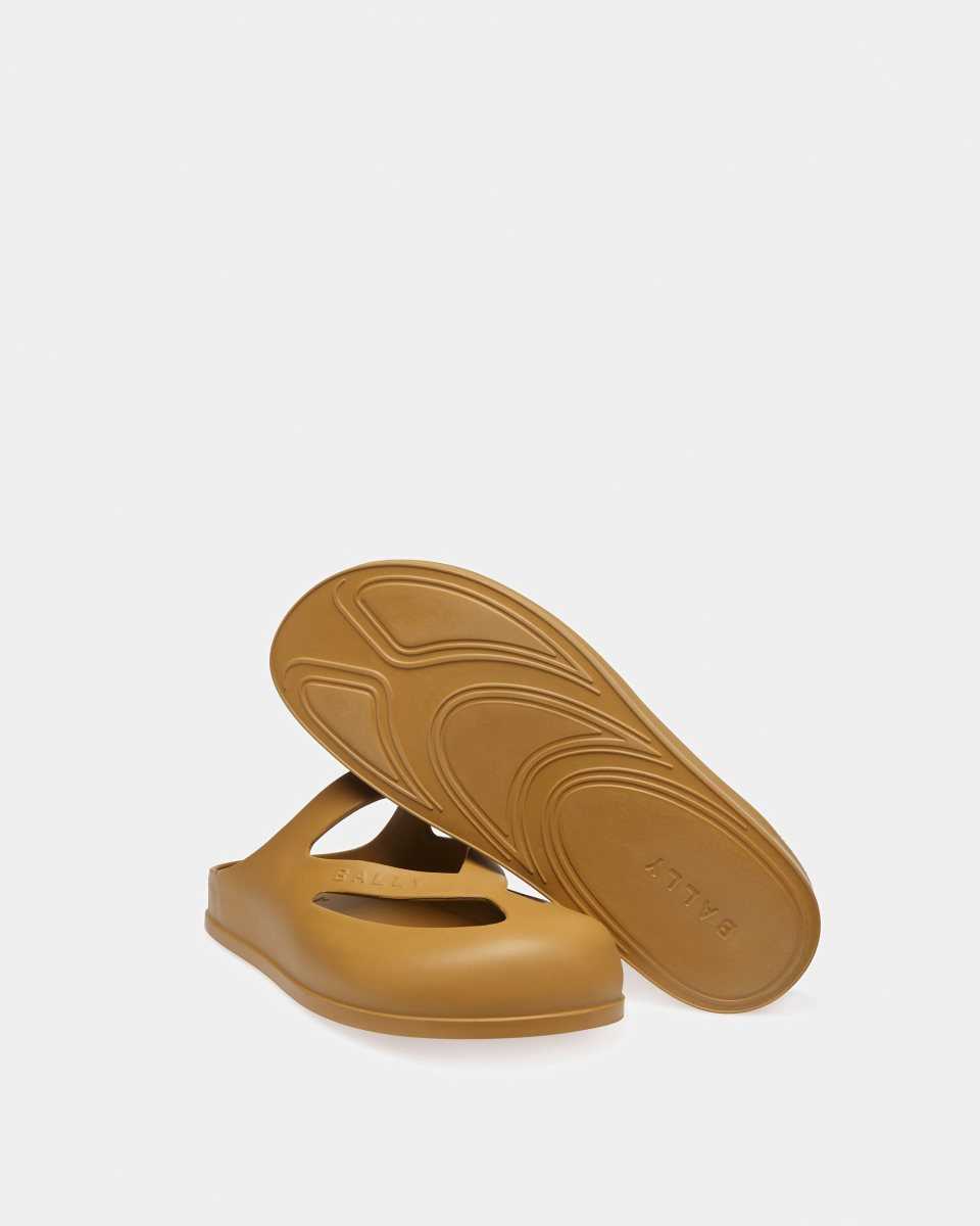 Bally Oaks Slide Sandal Brown | SBWKP2903