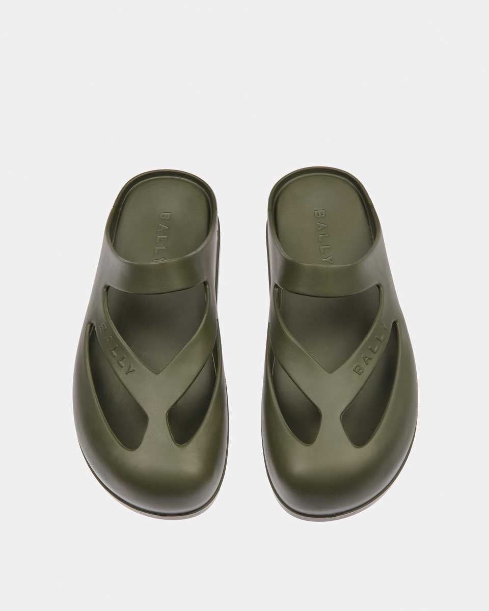 Bally Oaks Slide Sandal Green | ARCXI5863