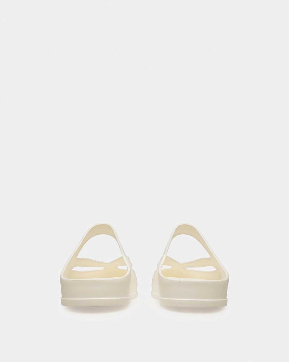 Bally Oaks Slide Sandal White | JGEMR6834