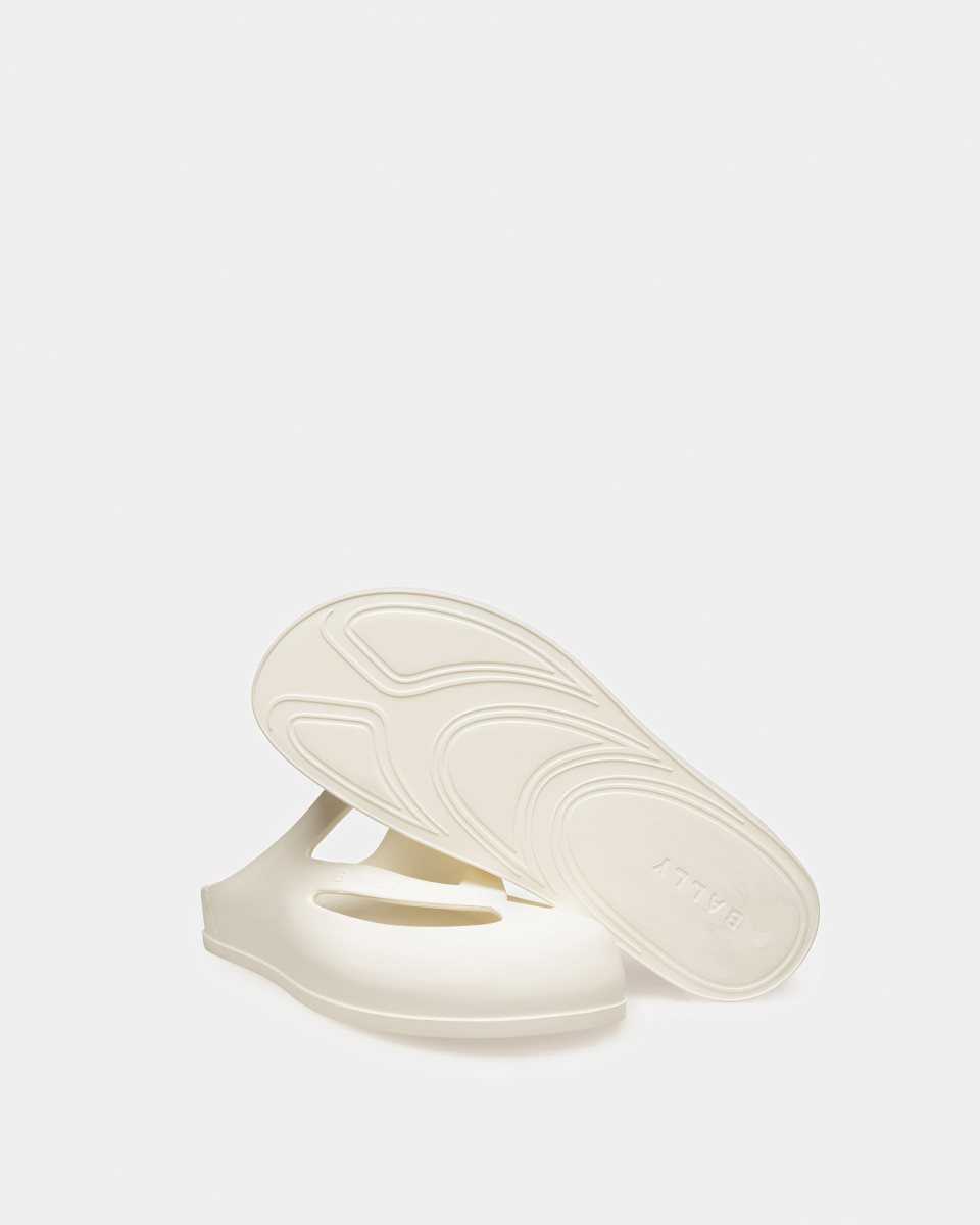 Bally Oaks Slide Sandal White | JGEMR6834