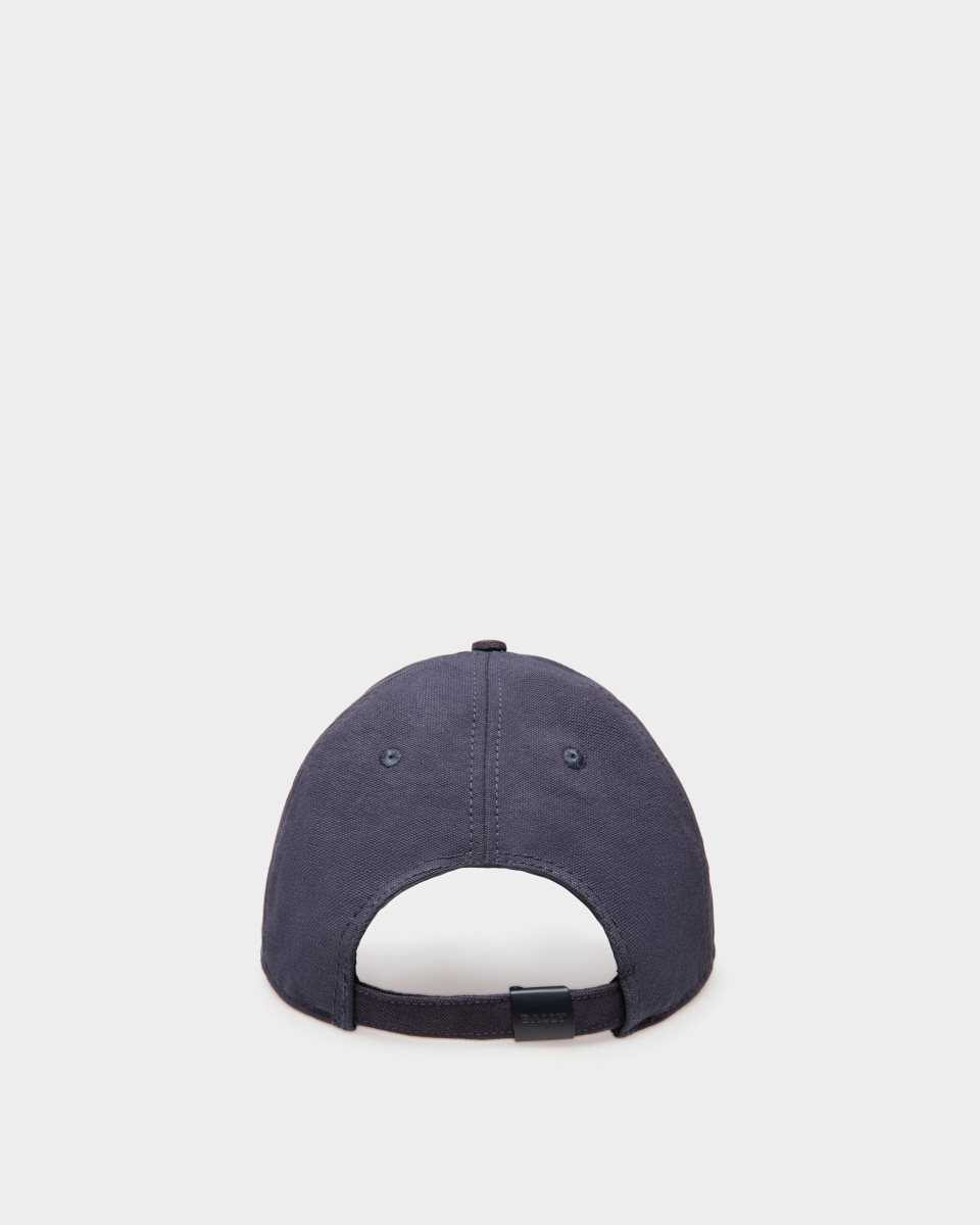 Bally Organic Cotton Baseball Cap Blue | YWODP5026