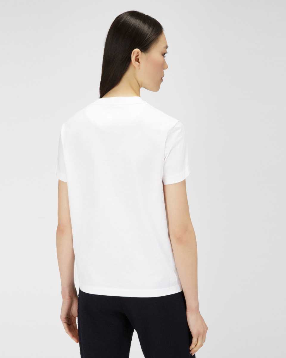 Bally Organic Cotton T-Shirt White | ECMUI5826