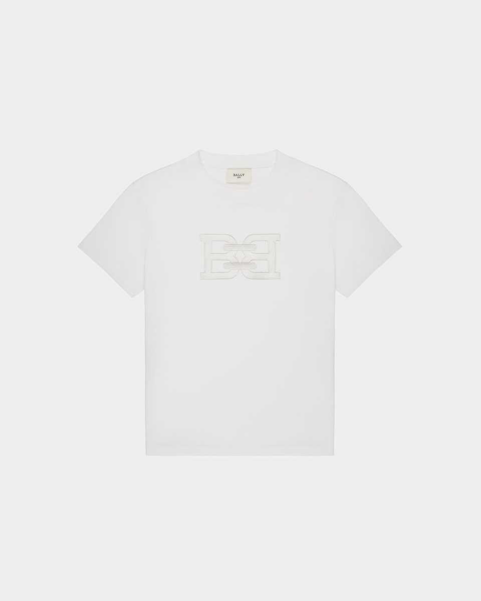 Bally Organic Cotton T-Shirt White | ECMUI5826