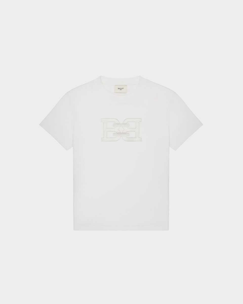 Bally Organic Cotton T-Shirt White | ECMUI5826