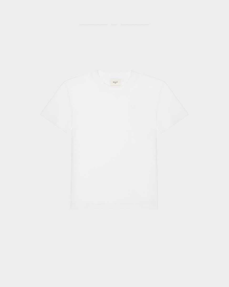 Bally Organic Cotton T-Shirt White | SDNLY4125