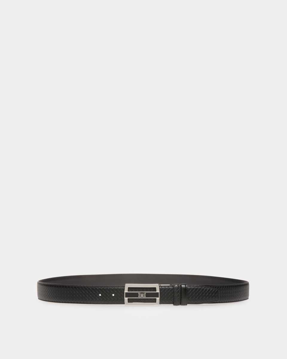 Bally Owen Leather 35mm Belt Black | IUZVJ9140