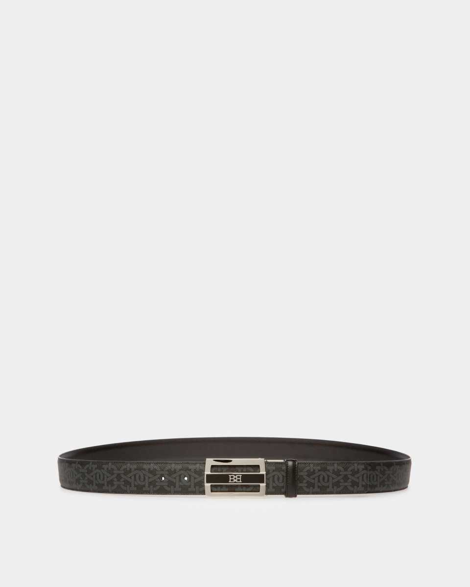 Bally Owen Leather 35mm Belt Black | IUZVJ9140