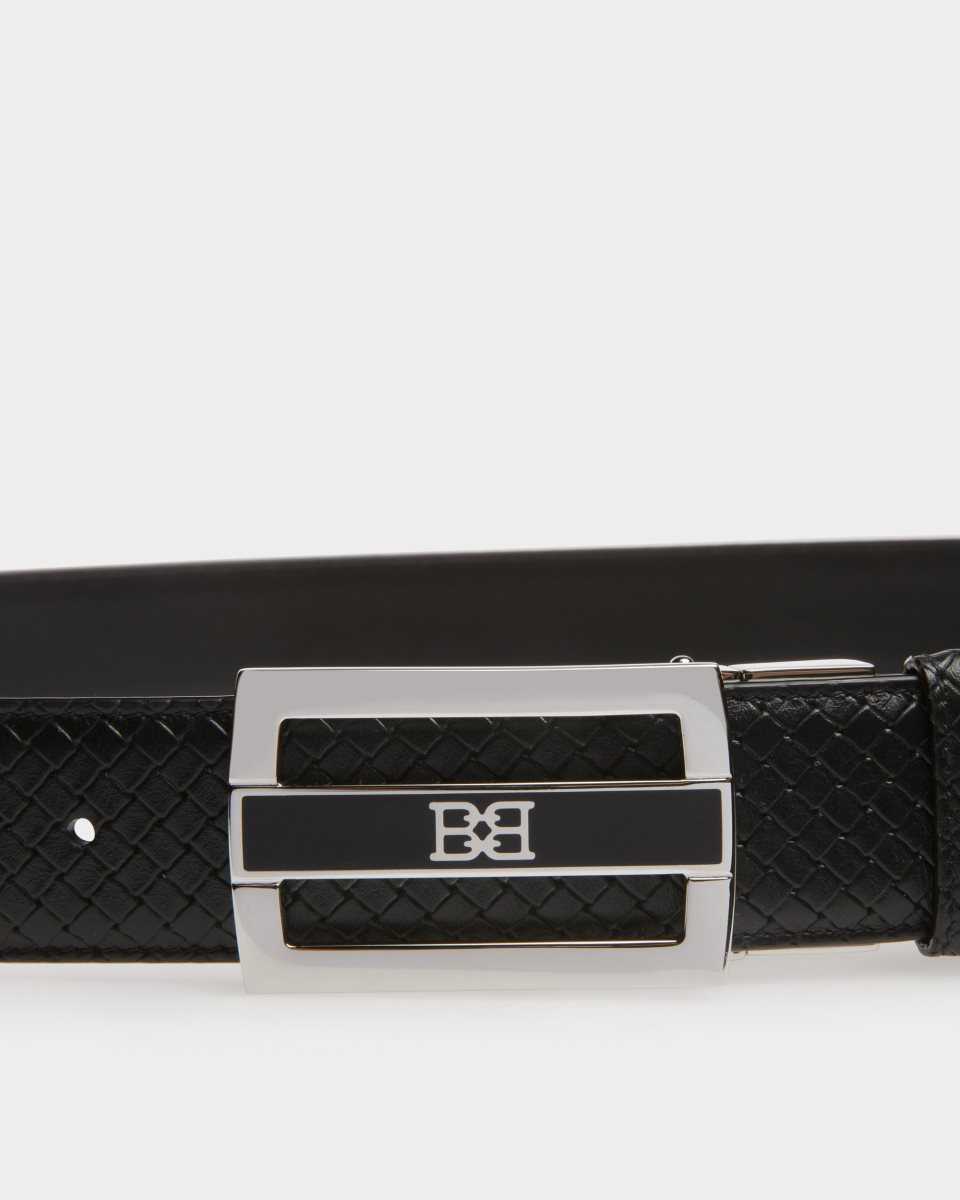 Bally Owen Leather 35mm Belt Black | IZYRX0572