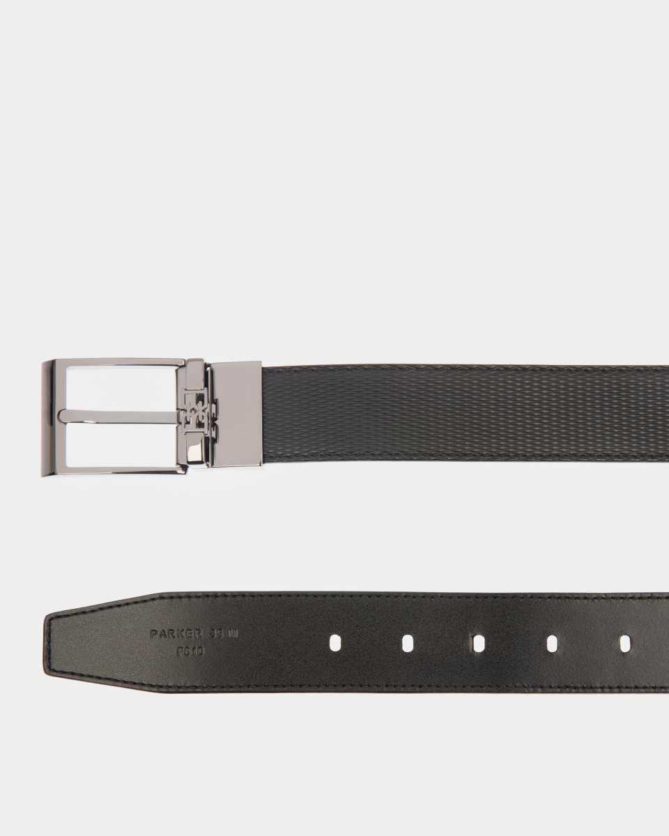 Bally Parker Leather 35mm Belt Black | GXYDN7692