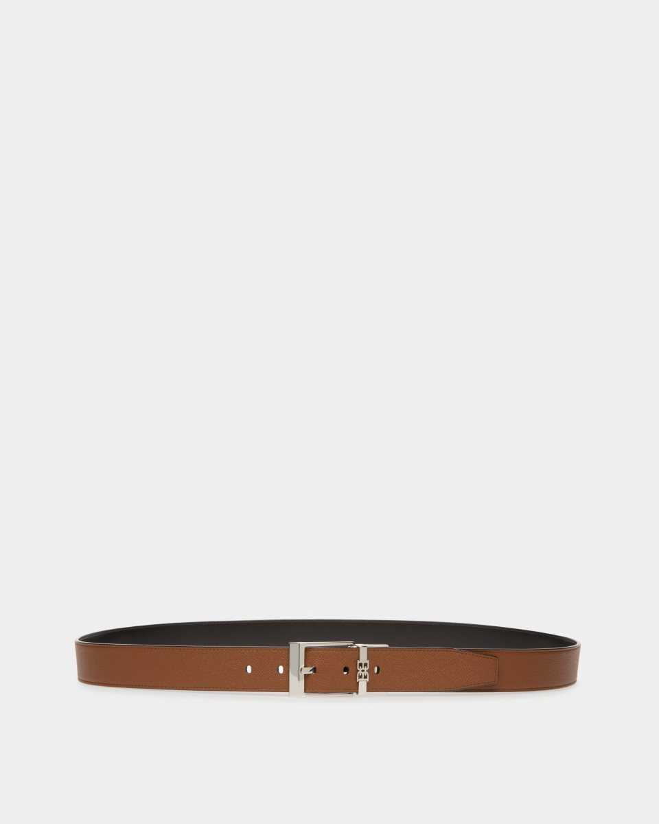 Bally Parker Leather 35mm Belt Black | GXYDN7692