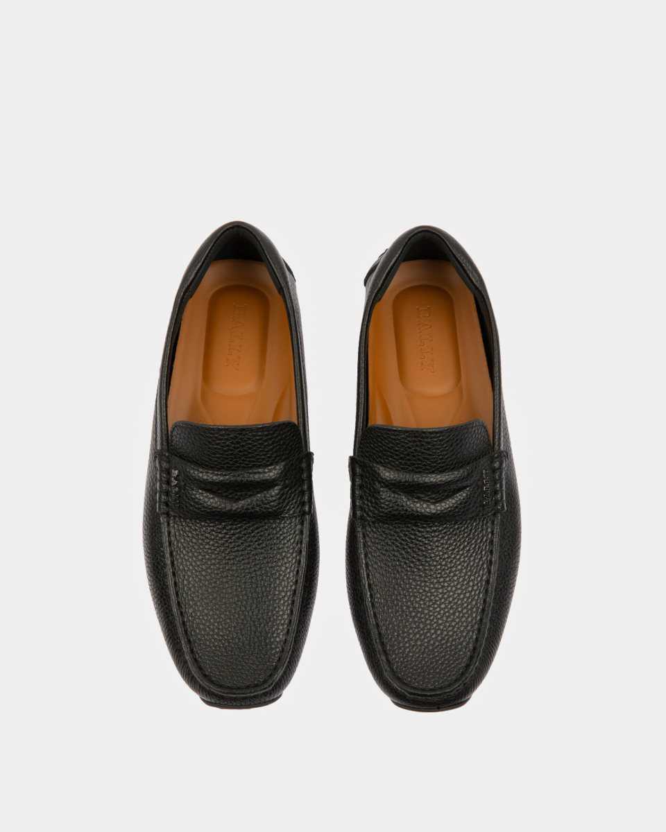 Bally Pavel Leather Drivers Black | EVWUD9504