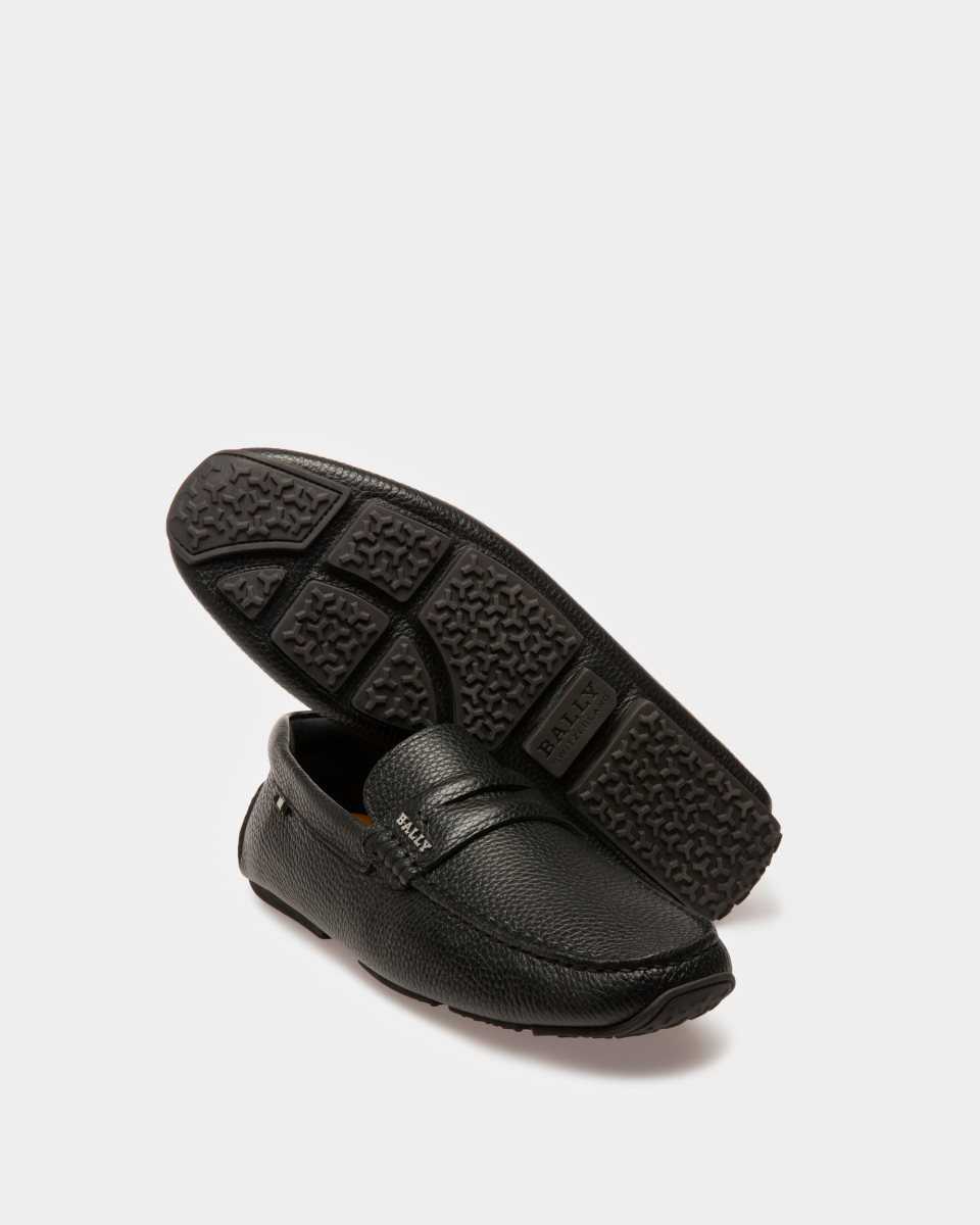 Bally Pavel Leather Drivers Black | EVWUD9504