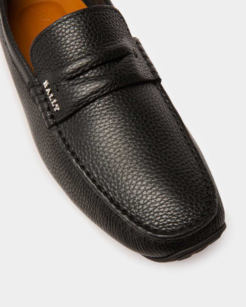 Bally Pavel Leather Drivers Black | EVWUD9504