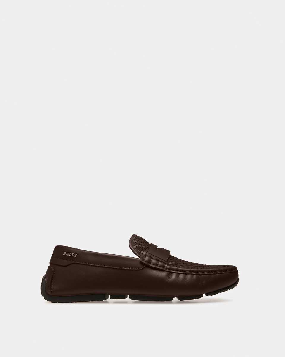 Bally Philip Leather Drivers Brown | HEFDX6539