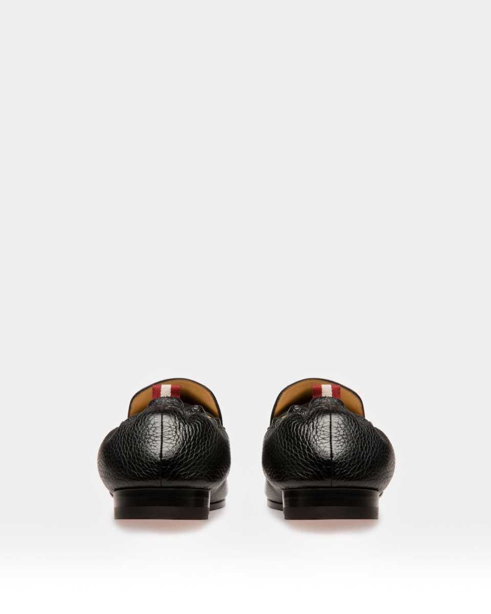 Bally Planker Leather Loafers Black | XYICV5960