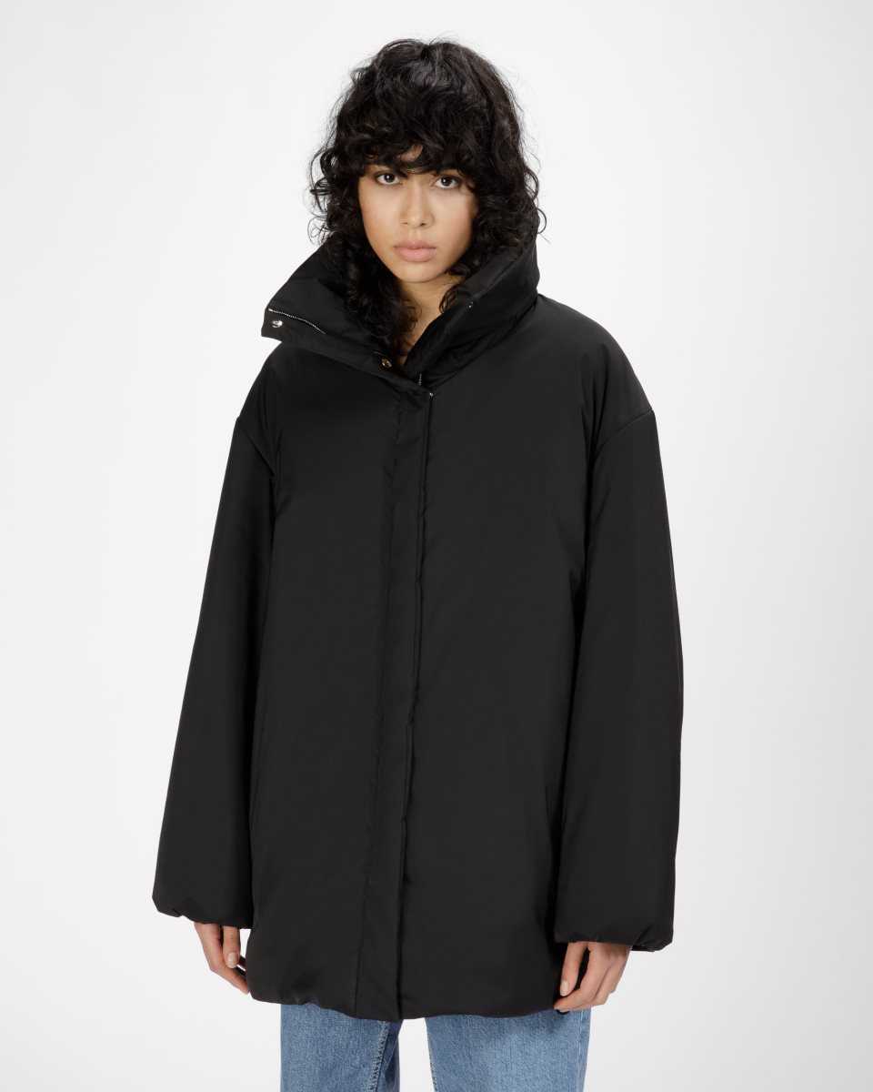 Bally Polyester Coat Black | JUSTV4805