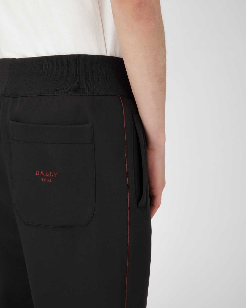 Bally Polyester Mix Sweatpants Black | DXAFS1795