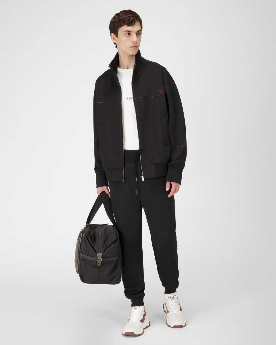 Bally Polyester Mix Sweatpants Black | DXAFS1795