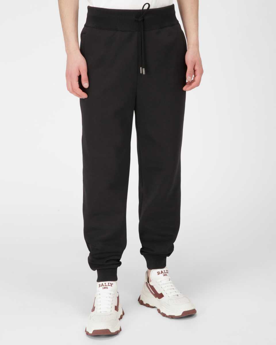 Bally Polyester Mix Sweatpants Black | DXAFS1795