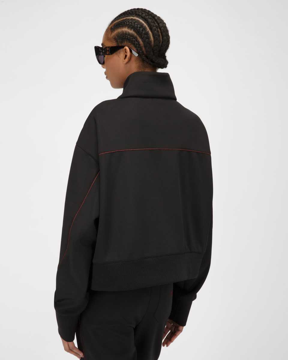 Bally Polyester Mix Sweatshirt Black | KRIHX8031