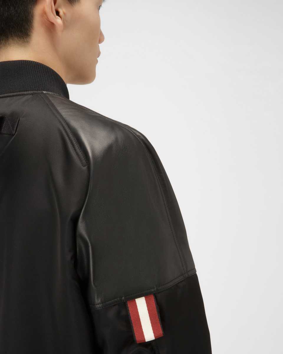 Bally Recycled Nylon Bomber Black | FITSC1269