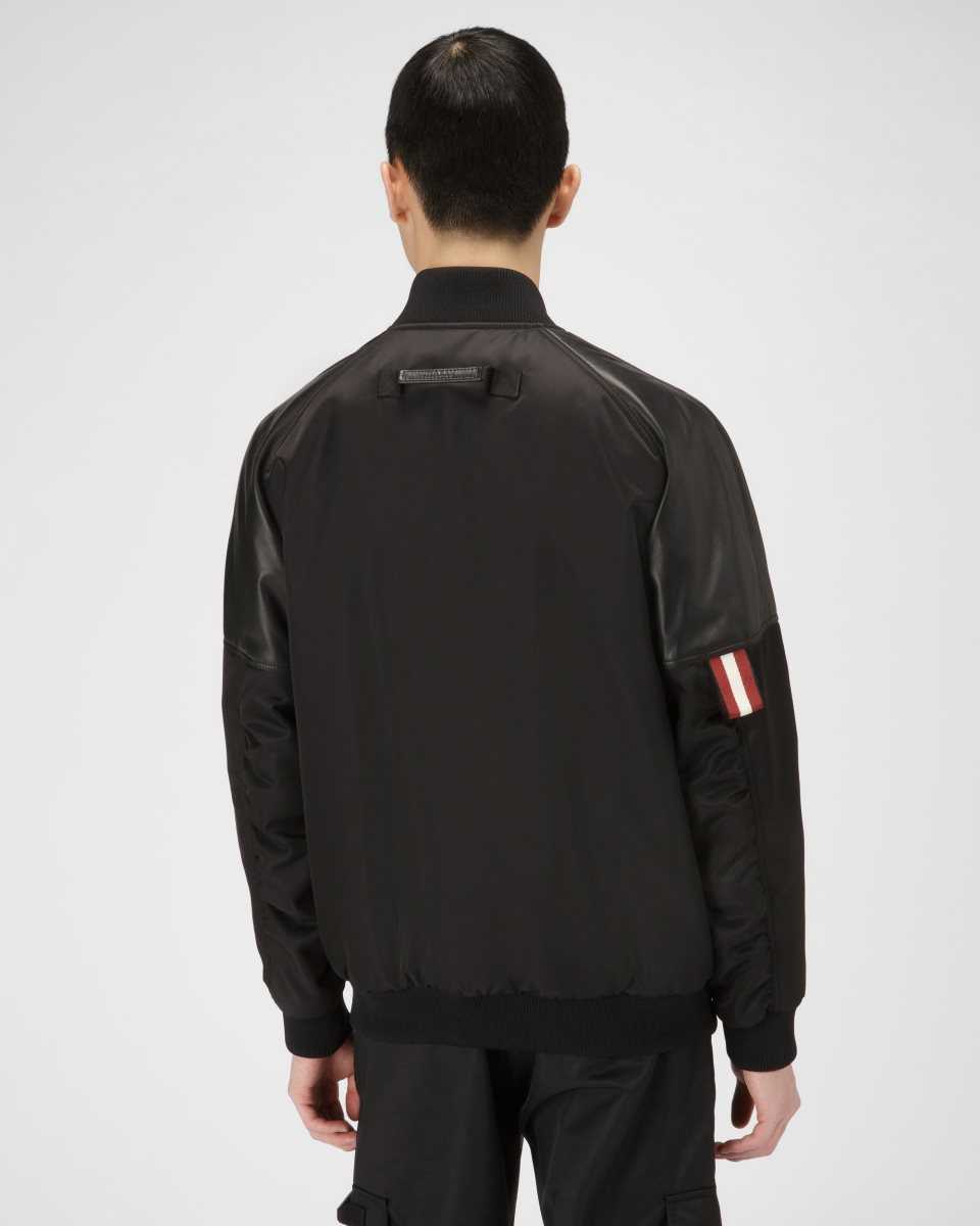 Bally Recycled Nylon Bomber Black | FITSC1269