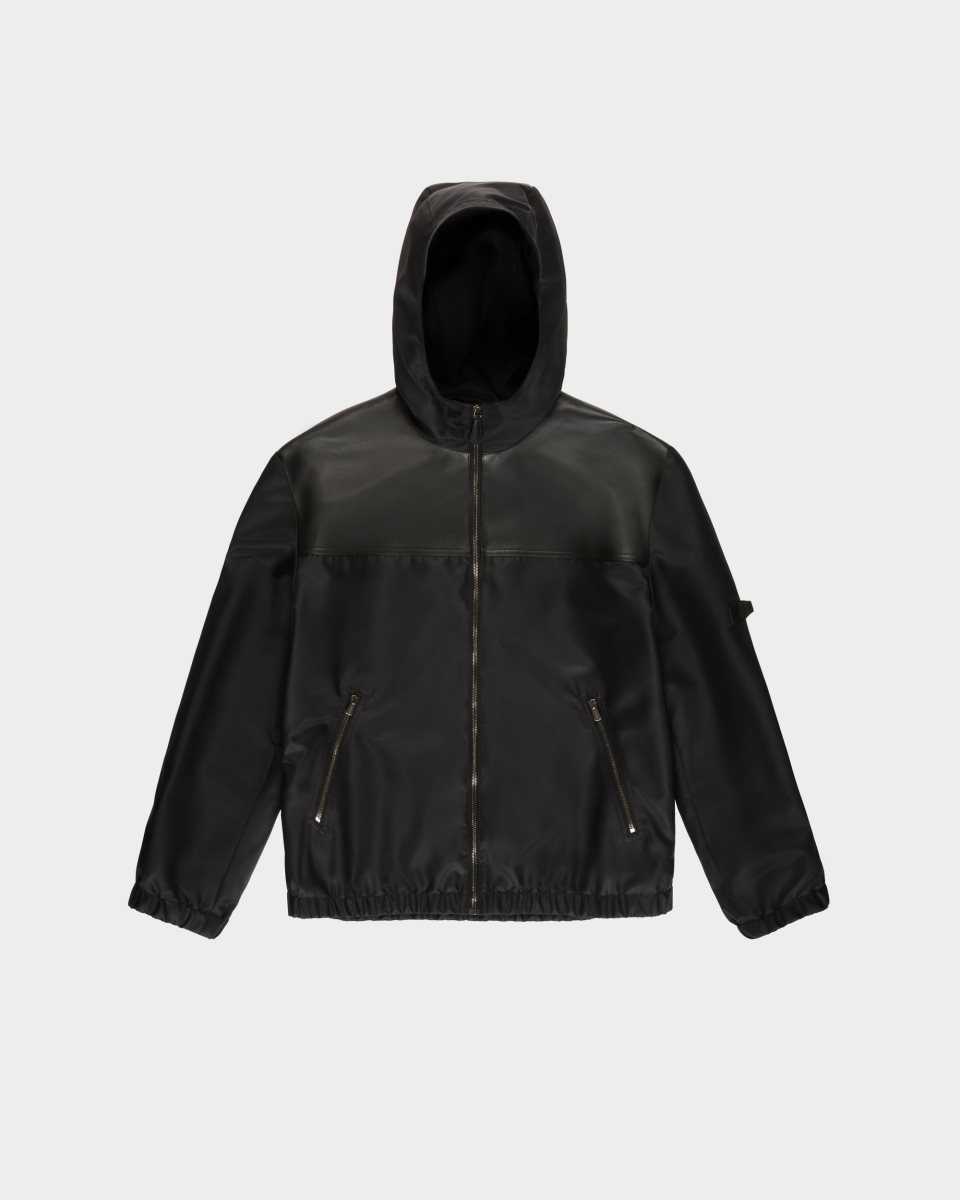 Bally Recycled Nylon Bomber Black | OECQA6023