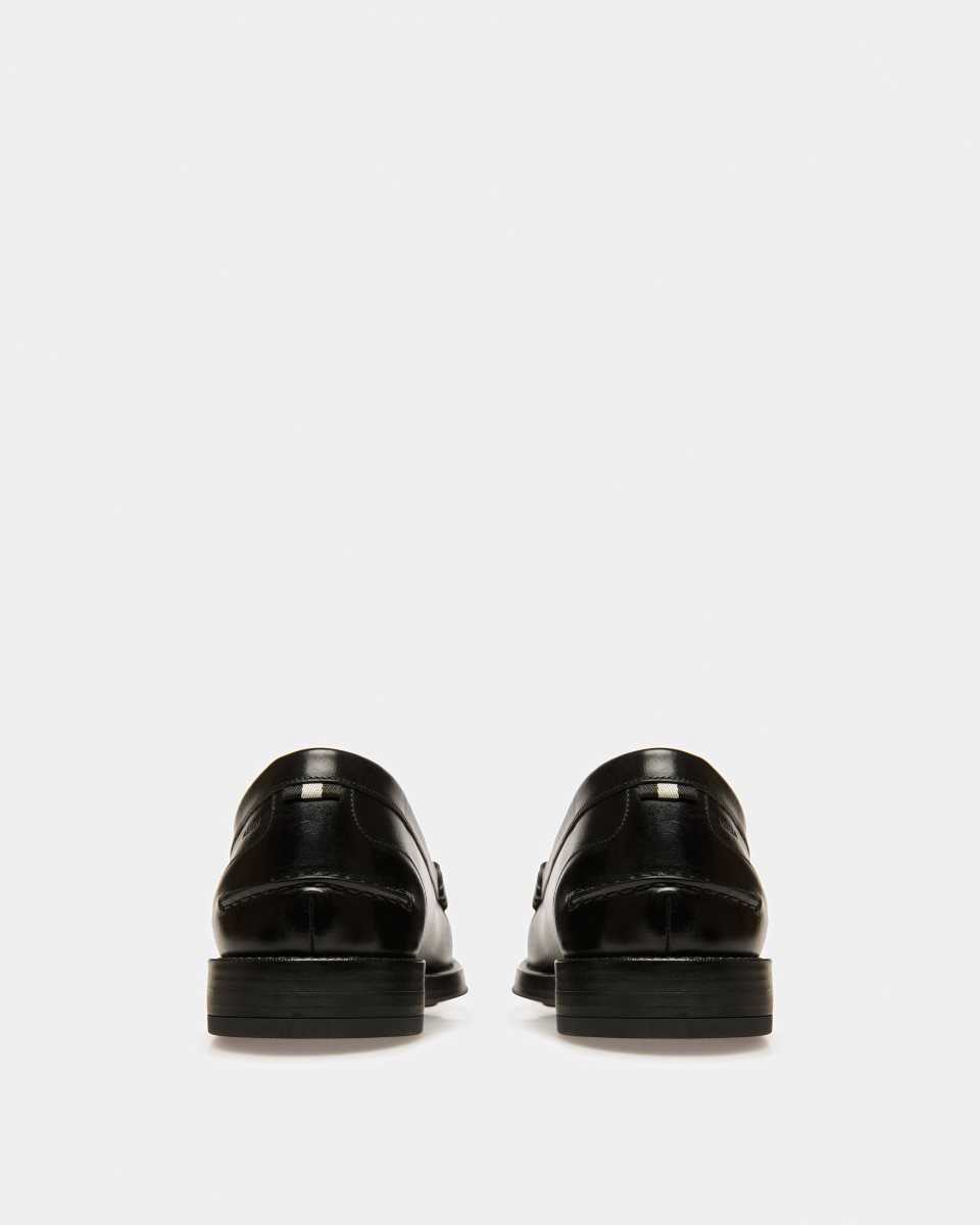 Bally Roody Leather Moccasins Black | JSKVI7064