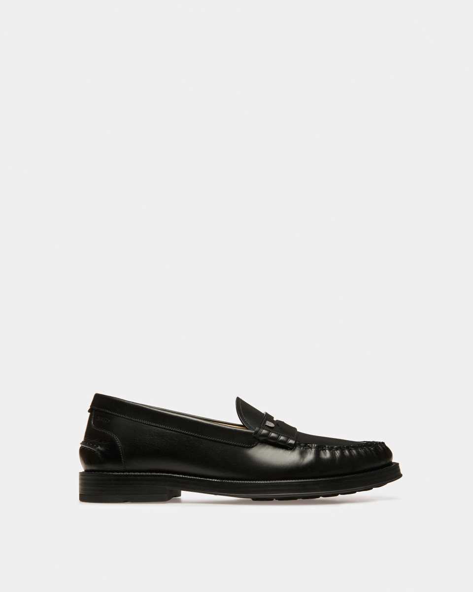 Bally Roody Leather Moccasins Black | JSKVI7064