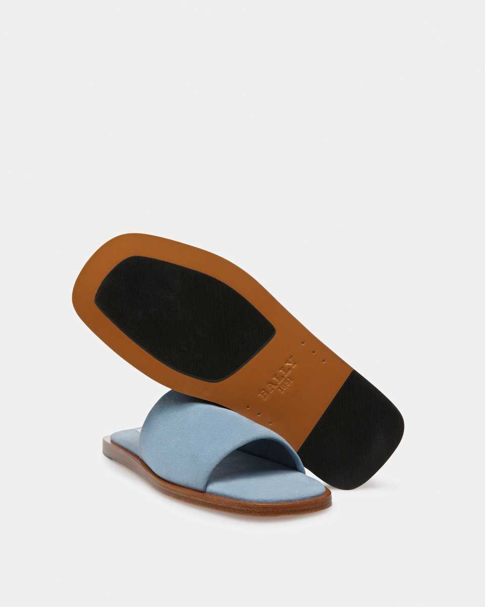 Bally Sabian Leather Sandals Blue | GVAOH9864