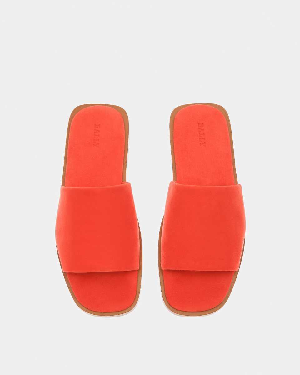 Bally Sabian Leather Sandals Orange | WKSOX3589