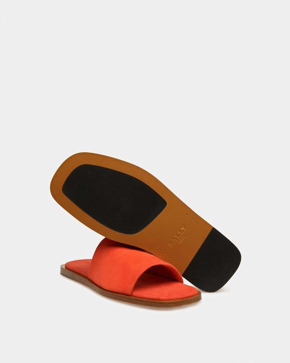 Bally Sabian Leather Sandals Orange | WKSOX3589