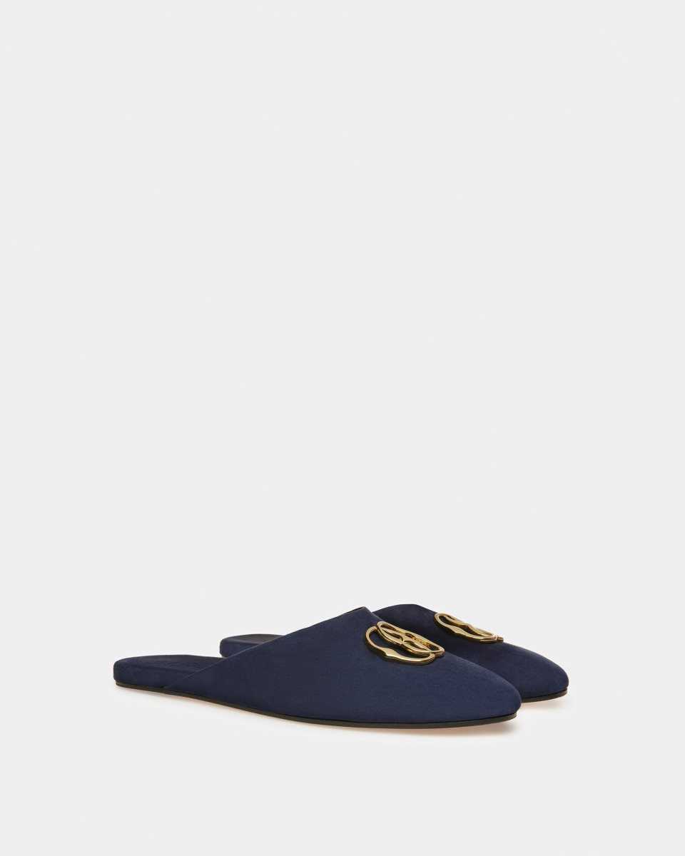 Bally San Fernando Slippers Blue | APJDU6480