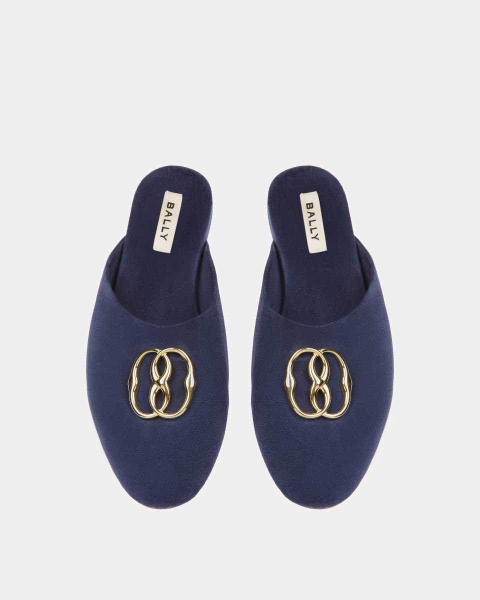 Bally San Fernando Slippers Blue | APJDU6480