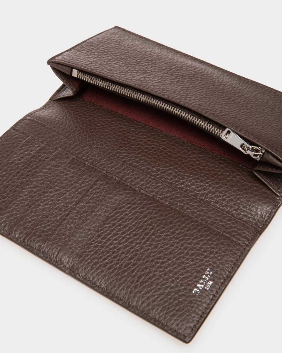 Bally Scaliro Leather Continental Wallet Brown | OXANV0782