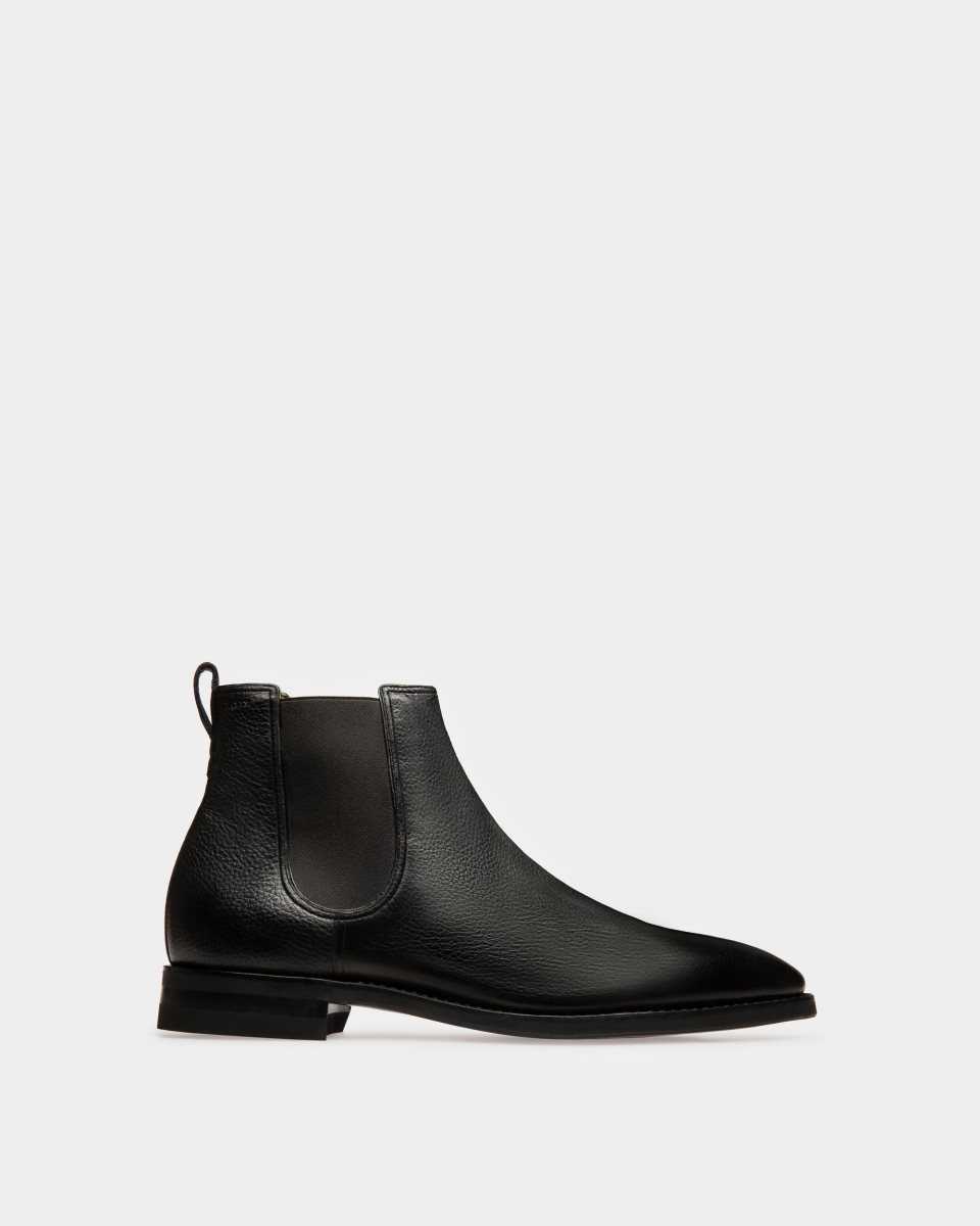 Bally Scardino Leather Monk-Straps Black | PZNBL4350