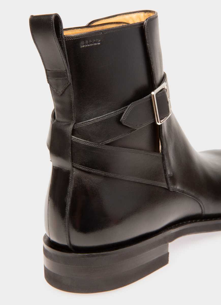 Bally Scaviel Leather Boots Black | YUOMZ3475