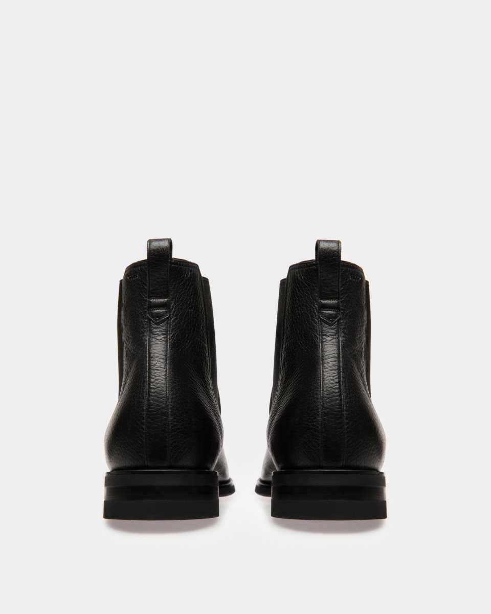 Bally Scavone Leather Boots Black | ACMFJ4810