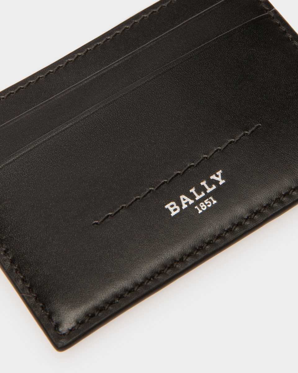 Bally Schar Leather Card Holder Black | AMFPY7095