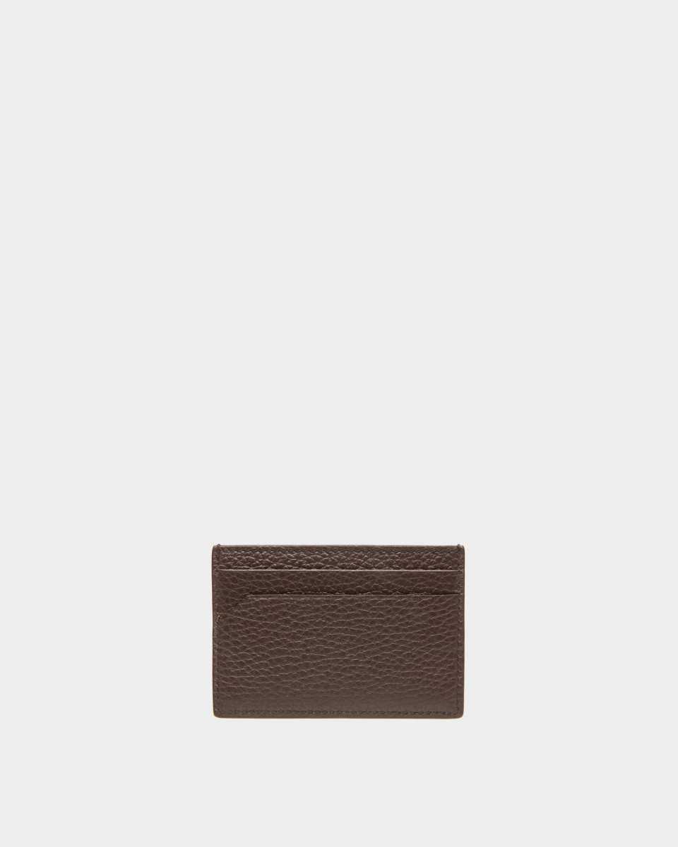 Bally Schar Leather Card Holder Brown | GWDMY6701