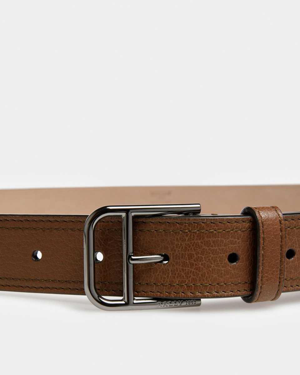 Bally Scotty Leather 30mm Belt Brown | DZBXH2351