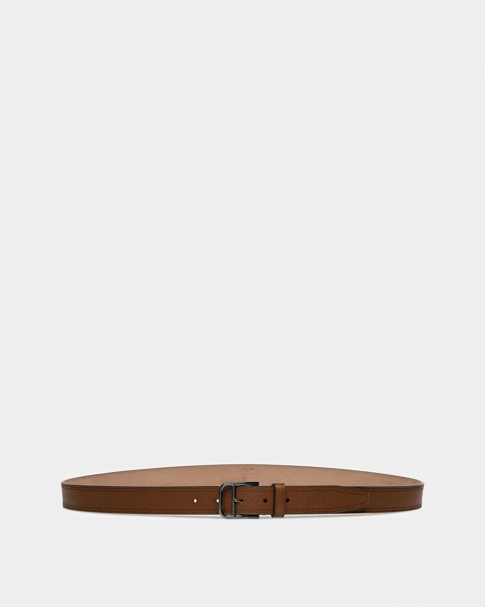 Bally Scotty Leather 30mm Belt Brown | DZBXH2351