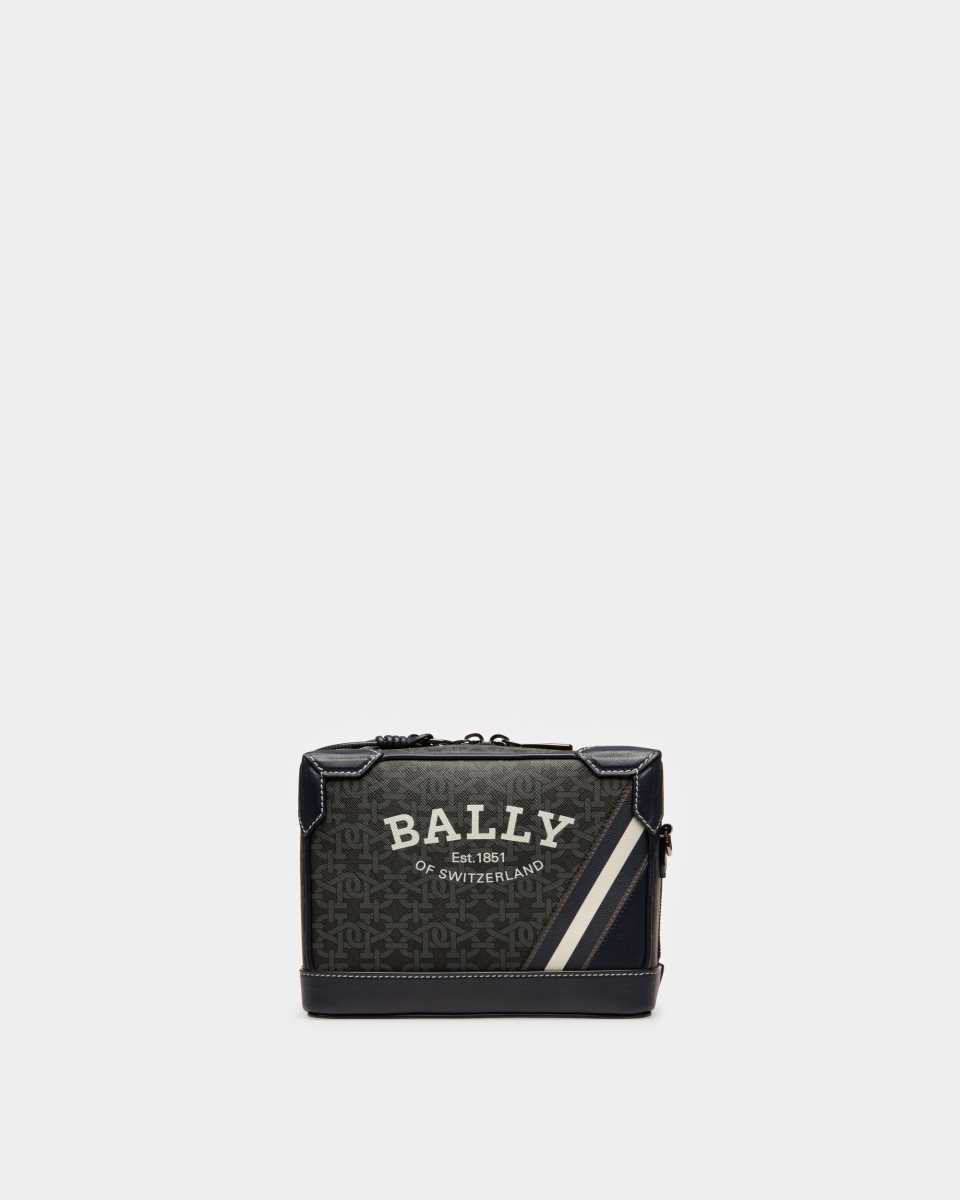 Bally Scrinio Leather Cross-Body Bag Black | AEKYC6893