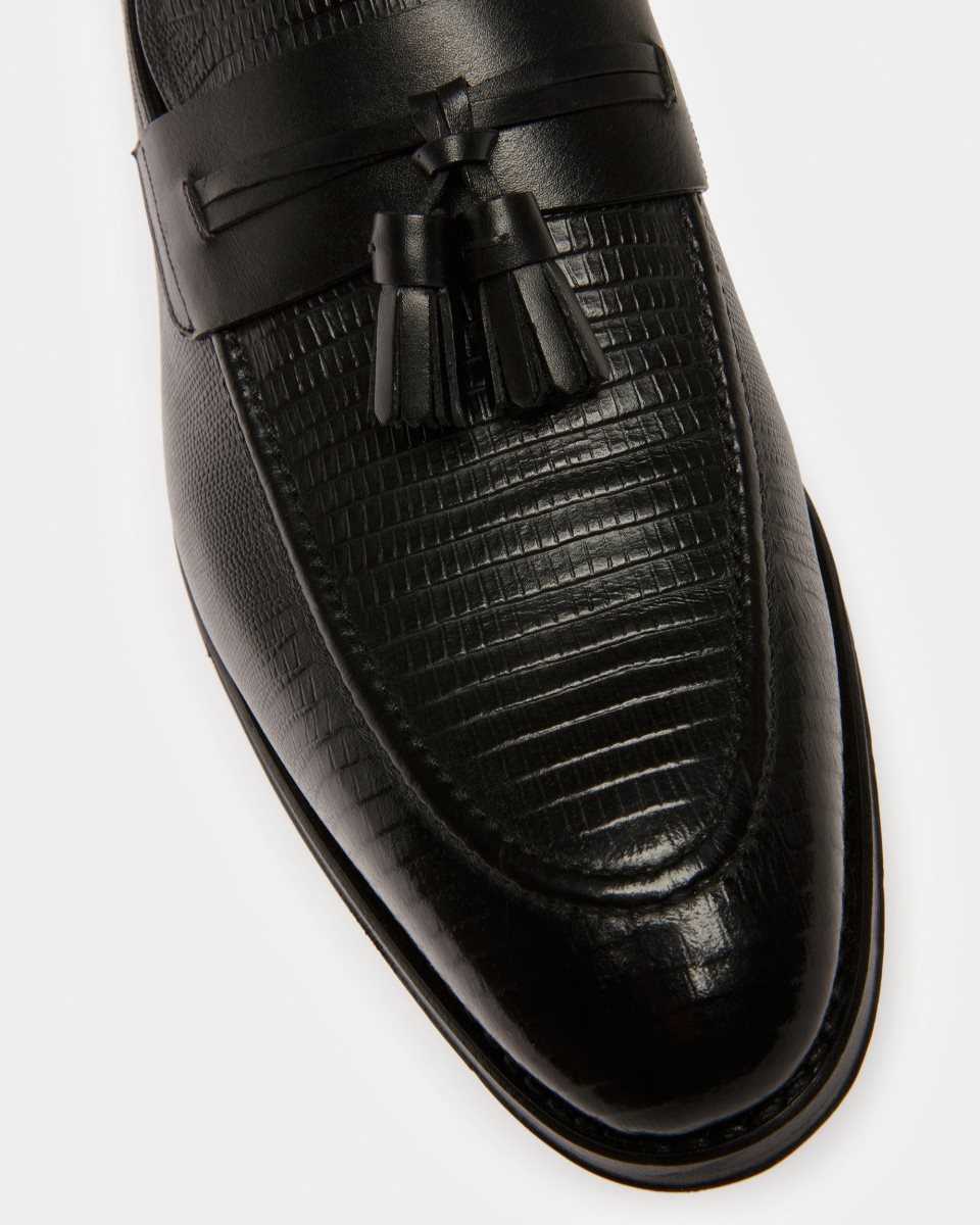 Bally Scuvier Leather Loafers Black | AIPMK4315