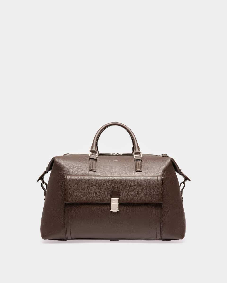 Bally Sergy Leather Business Bag Black | IJVNY6247