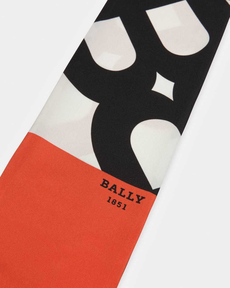 Bally Silk Bandeau Scarf Orange | OVSZF8319