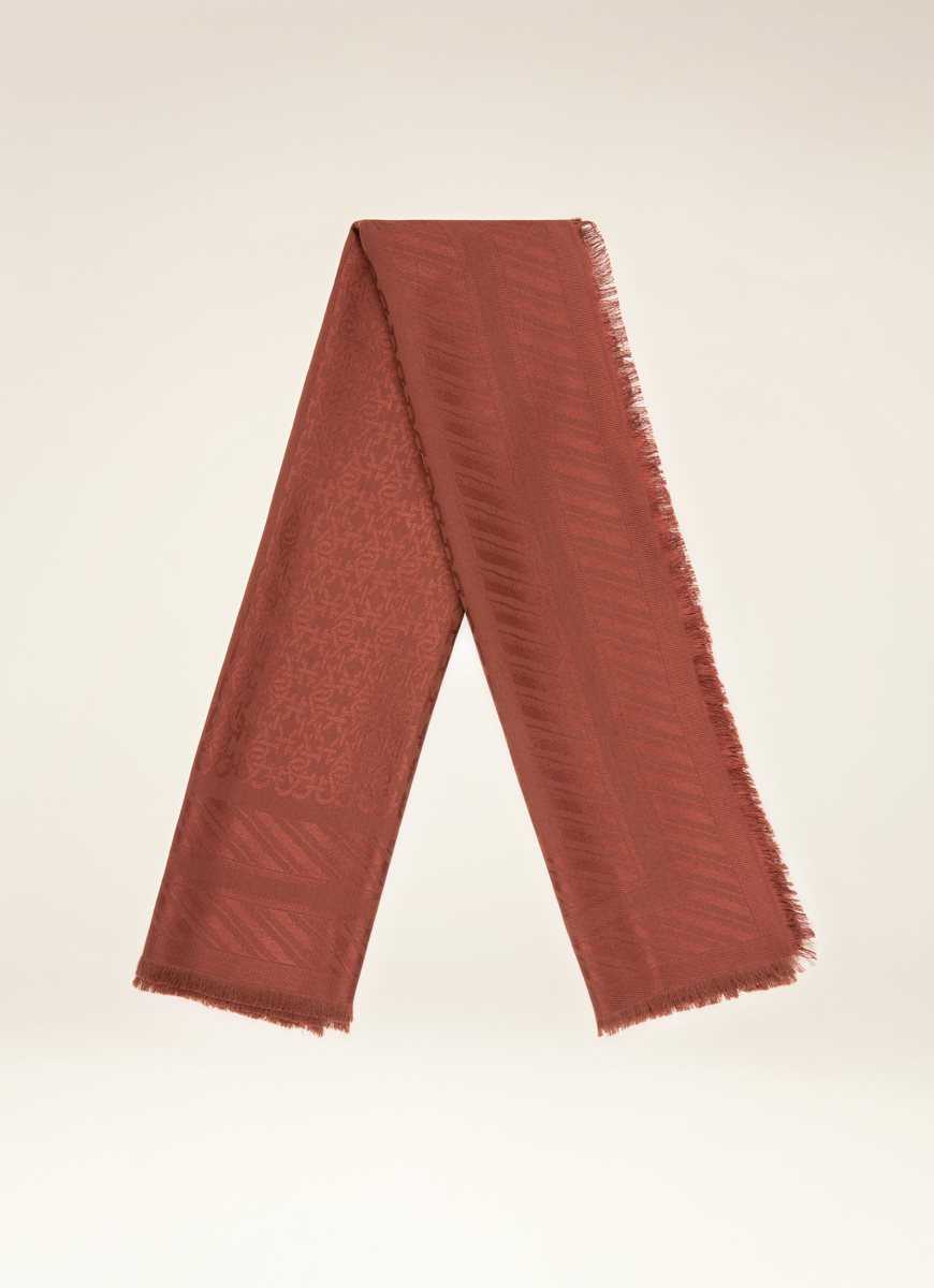 Bally Silk Mix Scarf Pink | FDGUB0253