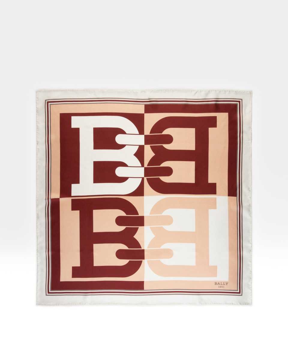 Bally Silk Scarf Beige | FLYOM4758